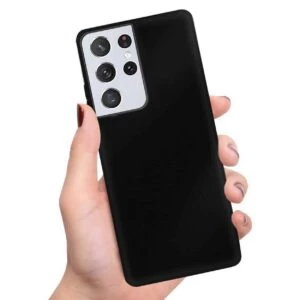 Galaxy S22 Ultra Skal Svart Tunt Mobilskal 1mm Tpu