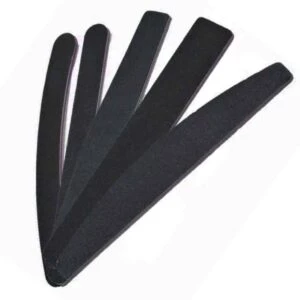 Dubbelsidiga Nagelfilar 100/180 5-pack Nagelfil Svart