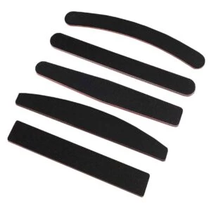 Dubbelsidiga Nagelfilar 100/180 5-pack Nagelfil Svart