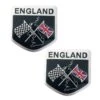 England Bildekal 3d Retro Race Dekal För Bil 2-pack