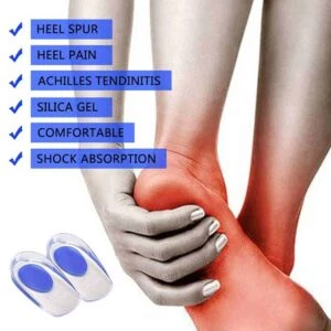 Hälinlägg / Skoinlägg I Silikon - 2-pack För Damskor