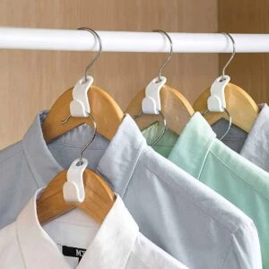 10-pack Anslutningskrok För Klädhängare Vit