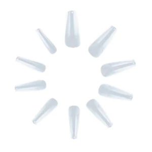 500st Nageltippar Ballerina Clear Lösnaglar Akryl Tippar