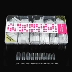 500st Nageltippar Square Clear Lösnaglar Akryl Tippar