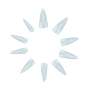 500st Nageltippar Stiletto Clear Lösnaglar Akryl Tippar