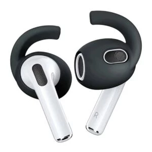 Airpods 3 Öronkrokar - Silikon Earhooks Svart