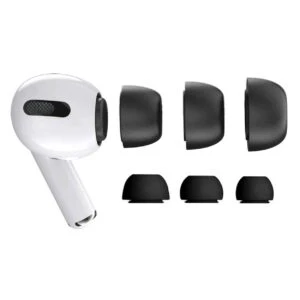 Airpods Pro Öronkuddar - 3-pack Silikon Örontoppar Svart