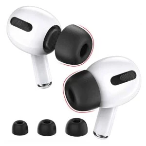 Airpods Pro Öronkuddar - 3-pack Silikon Örontoppar Vit