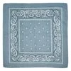 Bandana scarf sjal snusnäsduk paisleymönster grå