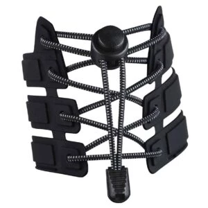 Elastiska Skosnören (inklusive Dragsko) - No Tie Shoelaces - Svart