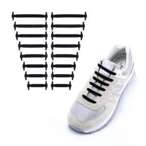 Elastiska Skosnören Silikon - För Alla Typer Av Skor Svart