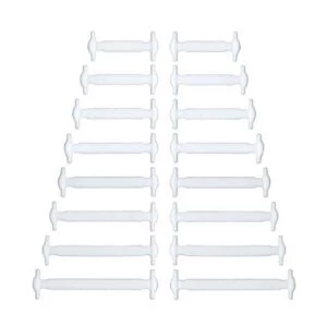 Elastiska Skosnören Silikon - För Alla Typer Av Skor Vit