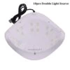 54w uv/led-lampa för naglar med timer - nagellampa