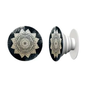 Mobilknapp Svart Aztec Knapp Grepp Hållare Ställ För Mobiltelefon