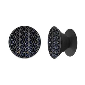 Mobilknapp Svart Aztec Knapp Grepp Hållare Ställ För Mobiltelefon