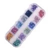 2000 Rhinestone Nageldekorationer - Olika Färger I Ask