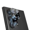 Galaxy S22 Ultra Kameralinsskydd 2-pack Heltäckande Glas