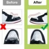 Skydd mot skoveck / gångveck på sneakers 2-pack vit