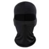 Tunn Svart Balaclava Skidmask Rånarluva 1 Hål