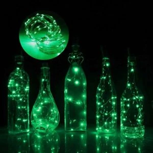 Flasklampa 2-pack - Ljusslinga För Flaskor Flerfärgad