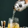 Cocktailshaker med drinkrecept 400ml shaker glas rostfritt stål