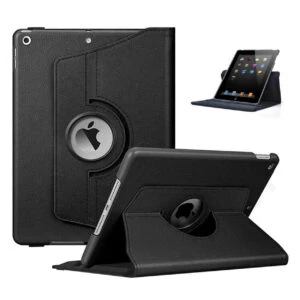 Ipad 7/8 10,2" 360° Smart Skal Fodral Case Pu-läder Svart