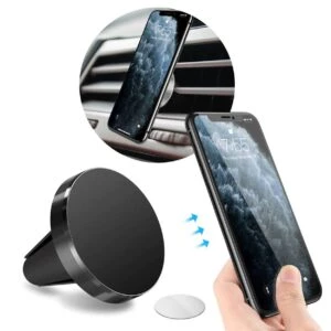 Magnet Mobilhållare Till Bilen Ventilationsgaller Bilhållare Svart