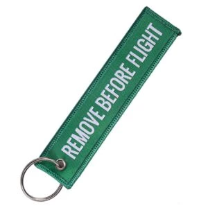 Nyckelring Remove Before Flight Pilot Bomberjacka Grön