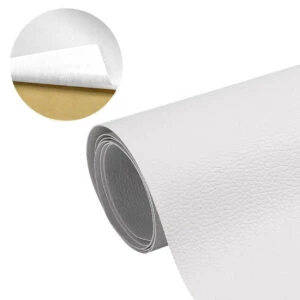 Självhäftande Skinn Fix Repair Dekor Patch För Soffa Vit 35*137