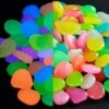 Självlysande dekorationsstenar 100-pack inomhus utomhus