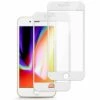 2-pack Iphone 6/7/8/se Hd Skärmskydd Härdat Glas Vit