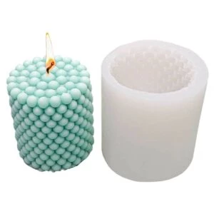 Ljusform Diy Stearinljus Cylinder Med Kulor 7cm
