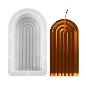 Ljusform Stearinljus U-form Hög Båge 12cm