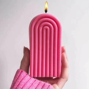 Ljusform Stearinljus U-form Båge 15cm