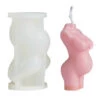 Ljusform stearinljus gravid kvinna 3d 9cm