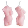 Ljusform stearinljus gravid kvinna 3d 9cm