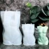 Ljusform stearinljus kvinnokropp 3d 8cm