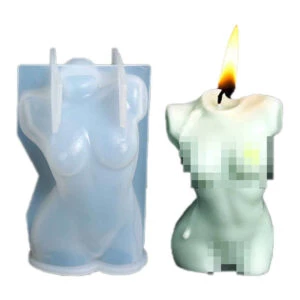 Ljusform Stearinljus Kvinnokropp 3d 8cm