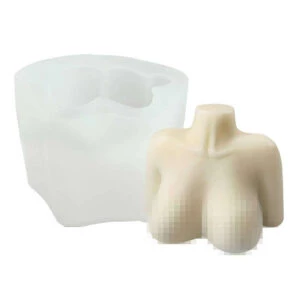 Form För Stearinljus Kvinna Byst Bröst 3d 6cm