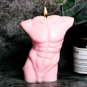 Ljusform Stearinljus 3d Manskropp 10cm