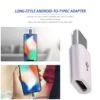 Android micro usb till usb c otg adapter
