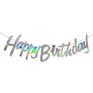 Happy Birthday Girlang Grattis På Födelsedagen Silver