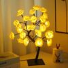 Led Bordslampa Träd Med Rosor Sakura