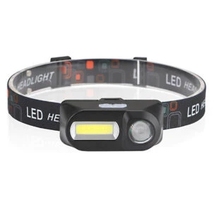 Dubbel Led Pannlampa Cob Xpe Löpning Camping