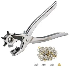 Hålslag 6 Storlekar - Roterande Hålslagare För Läder, Bälte Med 100 Öljetter