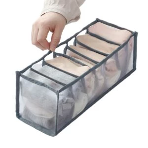 Underklädesförvaring Organisatör Byrå Garderob 7 Fack Grå