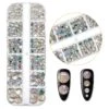 Stora Rhinestone Nageldekorationer Kristall - Olika Storlekar I Ask