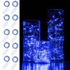 10-pack 1m Mini Led Ljusslinga Batteridriven Blå