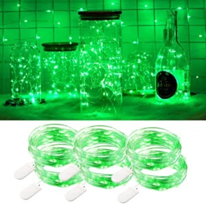 6-pack 1m Mini Led Ljusslinga Batteridriven Grön