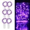 6-pack 1m Mini Led Ljusslinga Batteridriven Lila